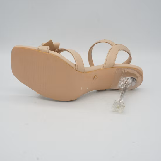 New Design Nice High Heels Red Bottom Women Dress Casual Sandals Plain Summer Light Luxury Lady Heel Shoes